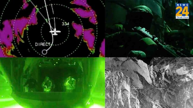 Indian Air Force Air Craft Night Landing