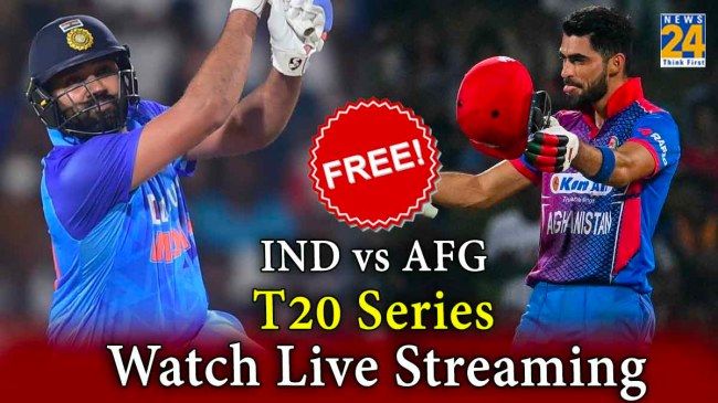 India vs Afghanistan T20 Series Live Streaming Watch Here Free