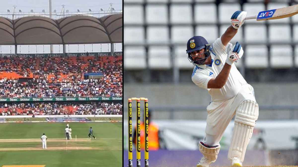 India vs England 1st Test rohit sharma fan touched his feet in Hyderabad