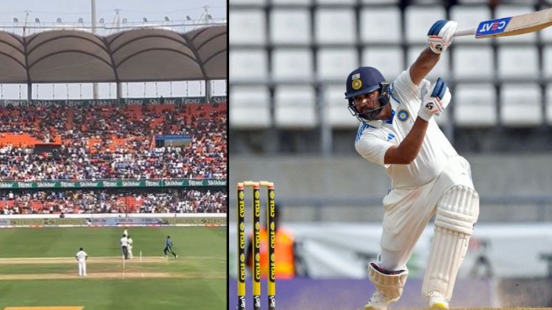 India vs England 1st Test rohit sharma fan touched his feet in Hyderabad
