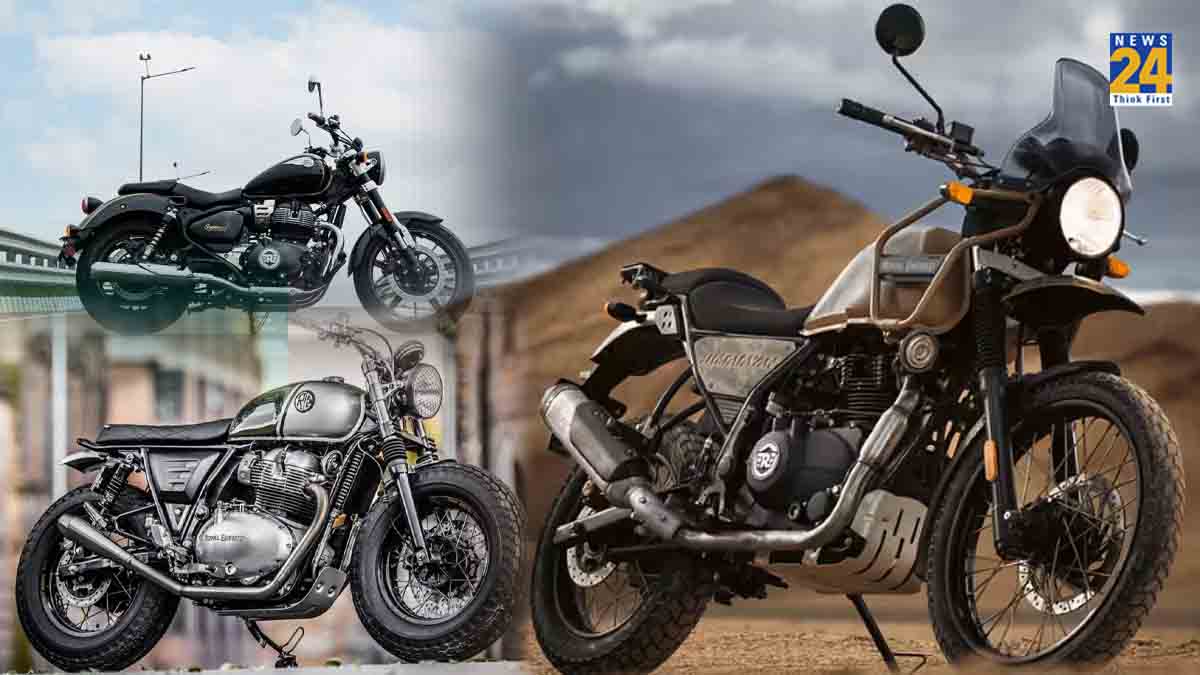 Royal Enfield bikes, 650 cc bikes, Royal Enfield Super Meteor 650 Royal Enfield Interceptor 650 Royal Enfield Himalayan