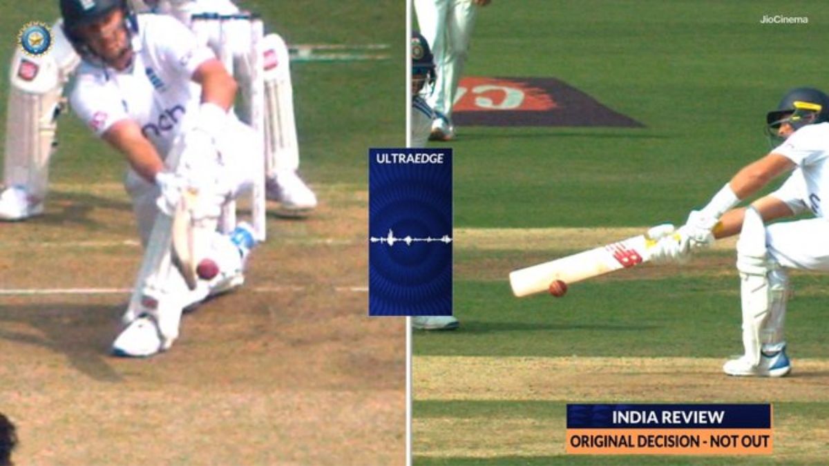 India vs England 1st Test Joe Root survives LBW scare Tech glitch