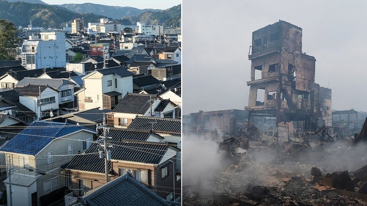 Japan Earthquake (City Before-After)