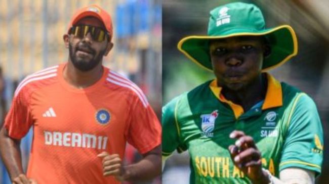 Kwena Maphaka On Jasprit Bumrah under 19 world cup 2024