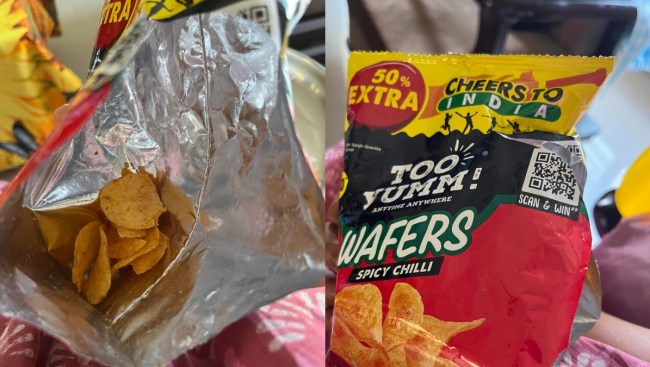 Literally 5 chips for ₹10