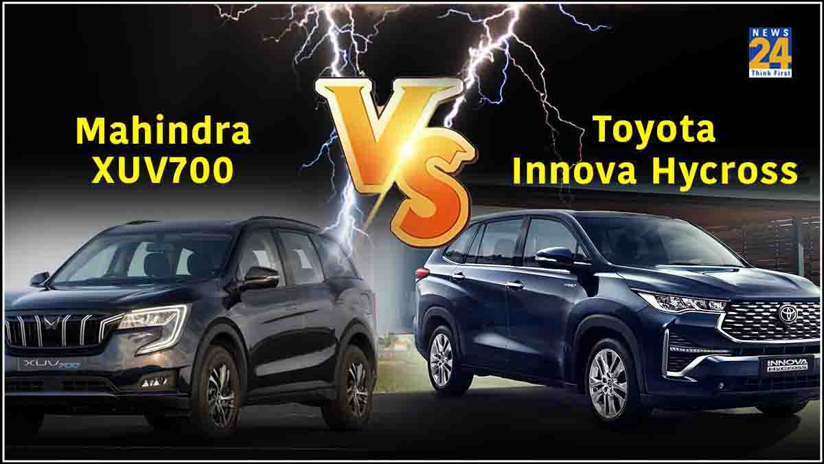 mahindra xuv700 vs toyota innova hycross comparison in India