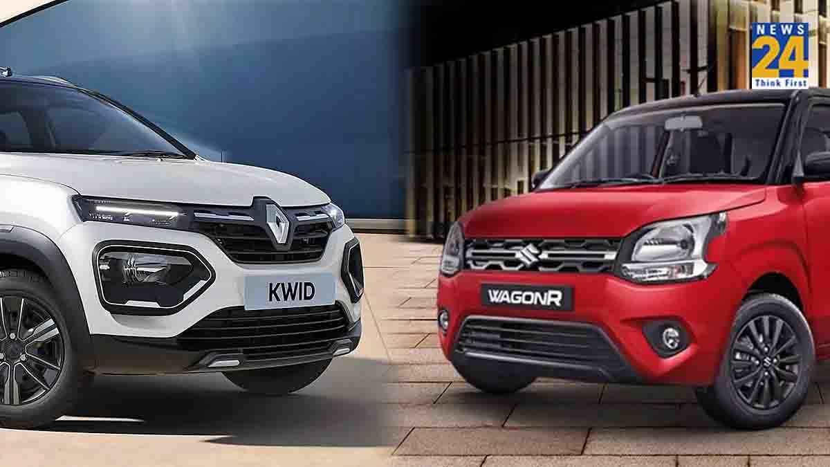 Maruti Wagon R cng and Renault kwid details in hindi
