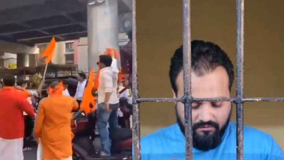 Mira Road Clashes: 'यह मुंबई है, यूपी नहीं' बोलने वाला शख्स गिरफ्तार, सलाखों के पीछे पहुंचने का फोटो वायरल