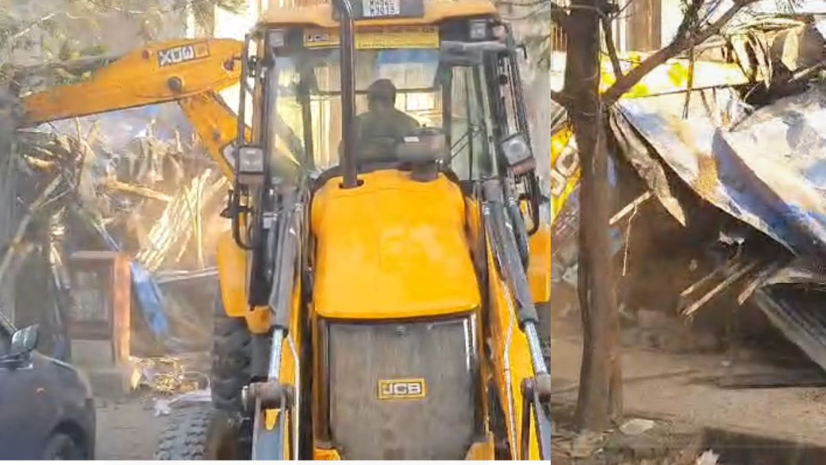 Mira Road accused's Illegal construction demolished with bulldozer