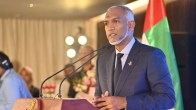 President of Maldives Mohamed Muizzu Addressing An Event