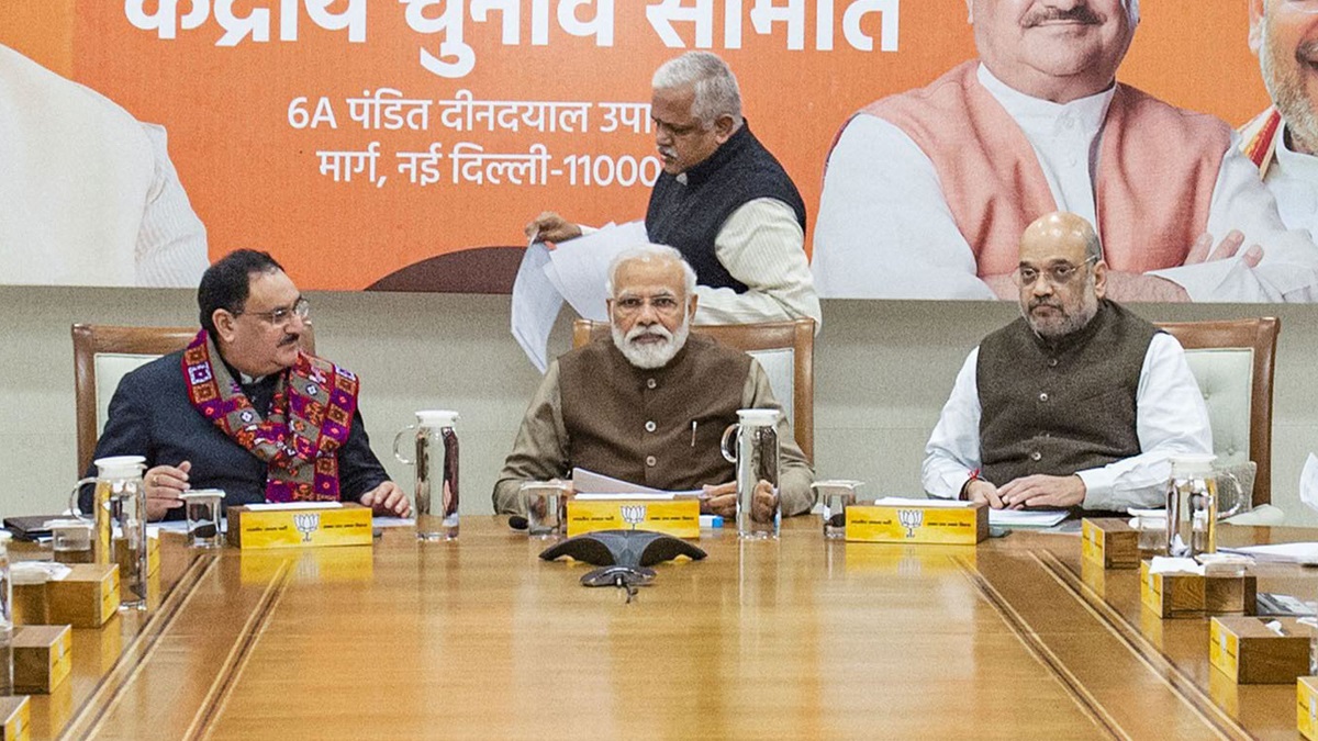 PM Modi, Amit Shah, JP Nadda BJP