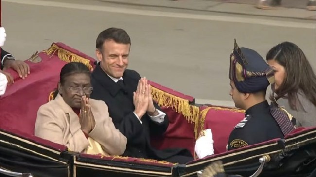 President Droupadi Murmu With France President Emmanuel Macron President Droupadi Murmu With France President Emmanuel Macron