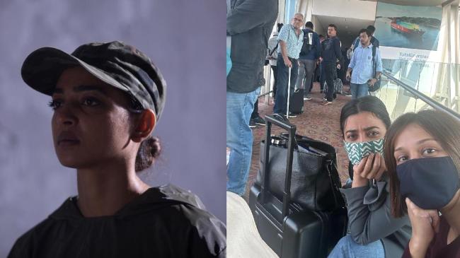 Radhika Apte Locked In An Aerobridge