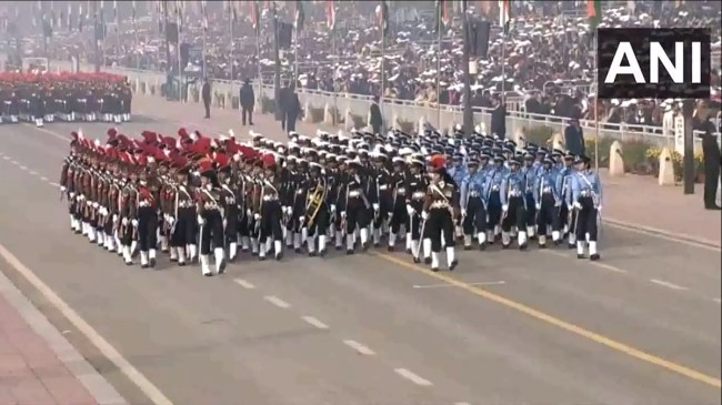 Republic Day Parade March Past Republic Day 2024 Delhi Parade March Past