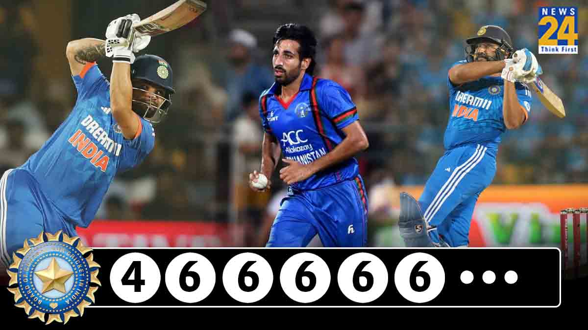 IND vs AFG rohit sharma & rinku singh scored 36 runs