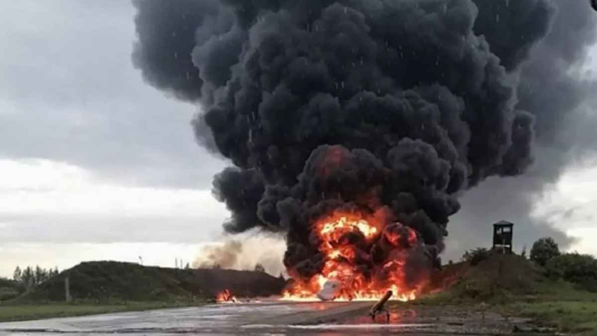 Russian Military Plane Crashes