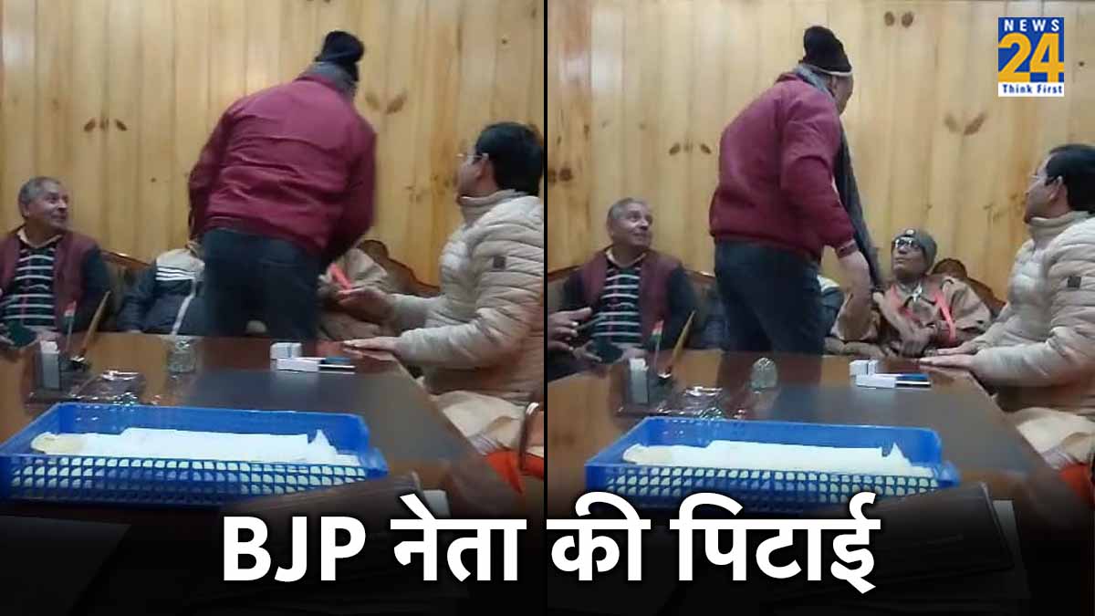 SP councilor beats up BJP leader in Jaunpur