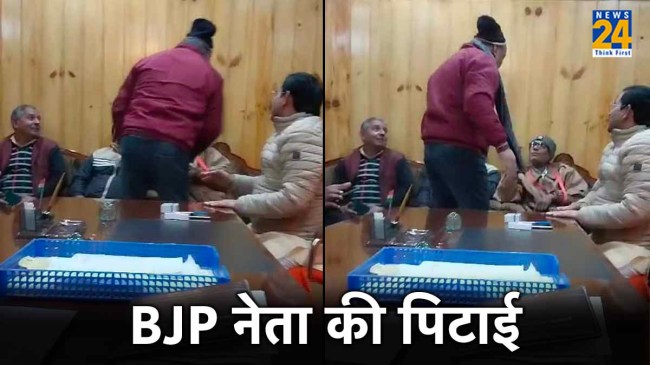SP councilor beats up BJP leader in Jaunpur