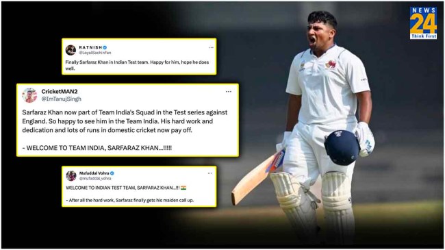 SARFRAZ KHAN entry team india squad fans reaction