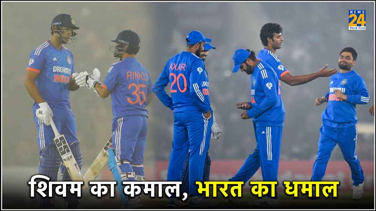IND vs AFG 1st T20 India Beats Afghanistan by 6 Wickets Shivam Dube Becomes Hero
