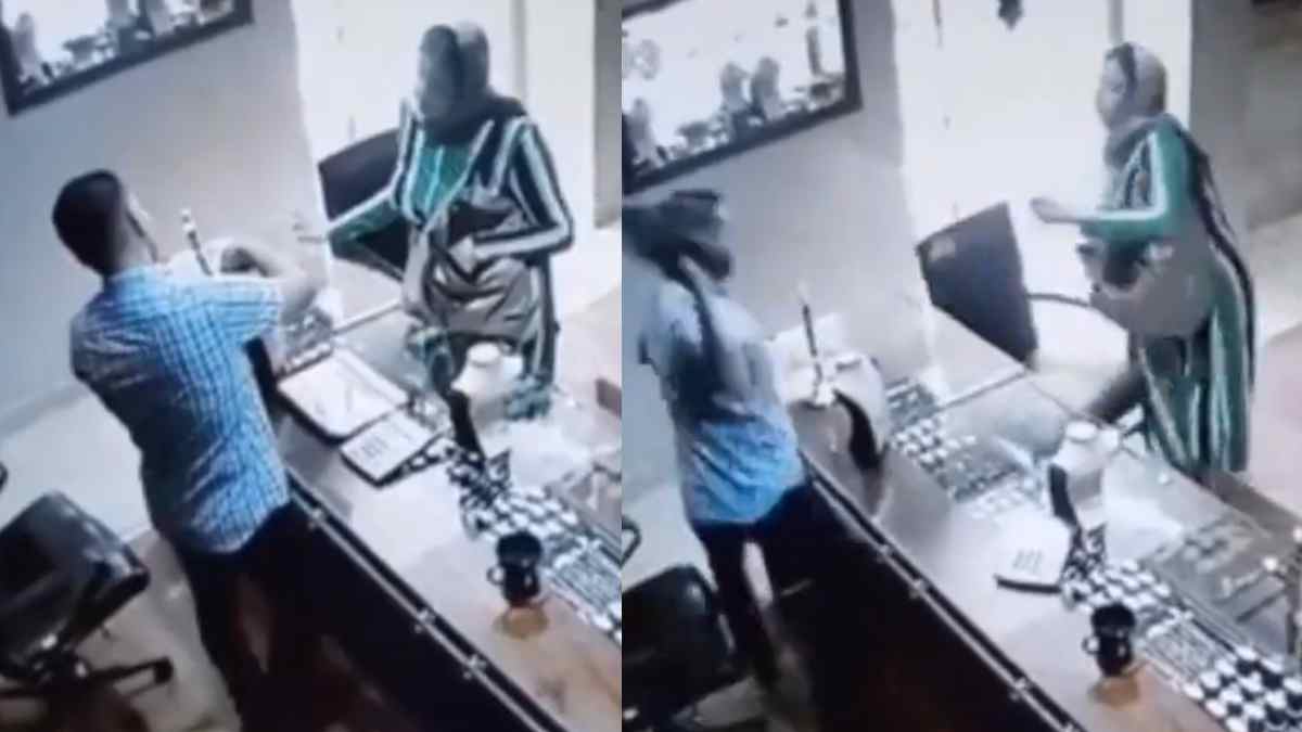 Video of Woman failed in theft goes viral