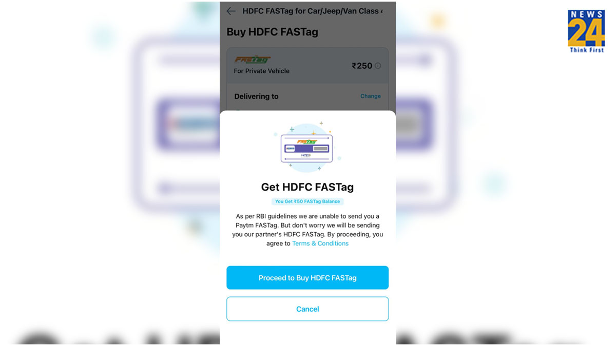 paytm fastag buying process