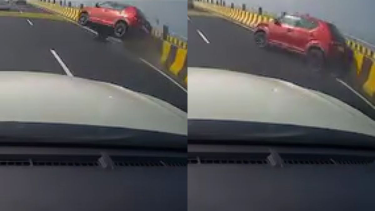 first accident on mthl watch video