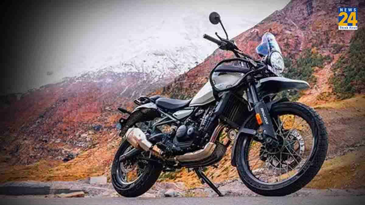 Royal Enfield Himalayan 450 fuel tank 17 liter liquid cooled engine adventure bike Royal Enfield bikes 450 cc bikes