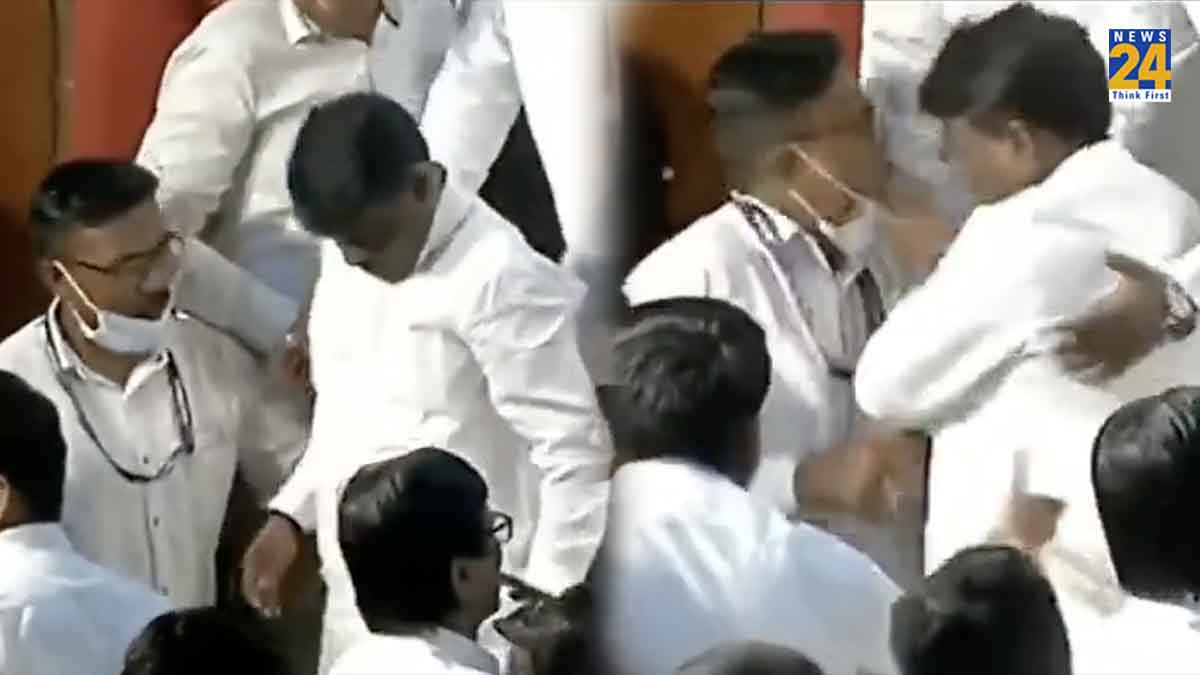 MLA Slaps Police Cop