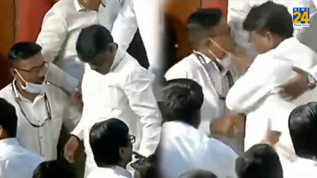 MLA Slaps Police Cop MLA Slaps Police Cop