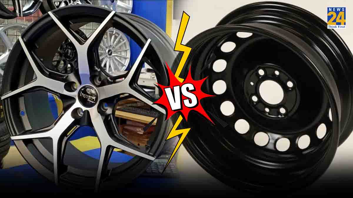 car alloy wheels vs steel whee