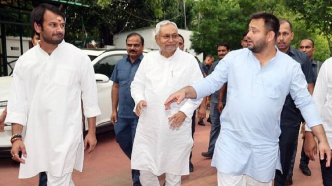 Nitish Kumar, Tejashwi Prasad Yadav