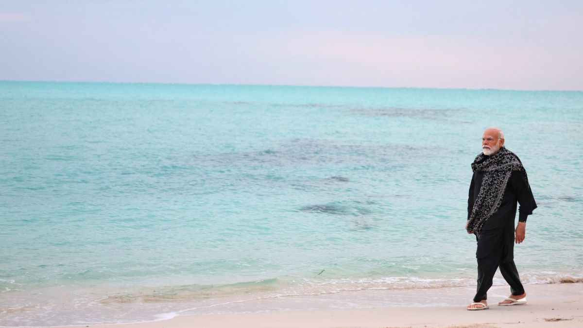 pm modi lakshadeep visit action on maldives