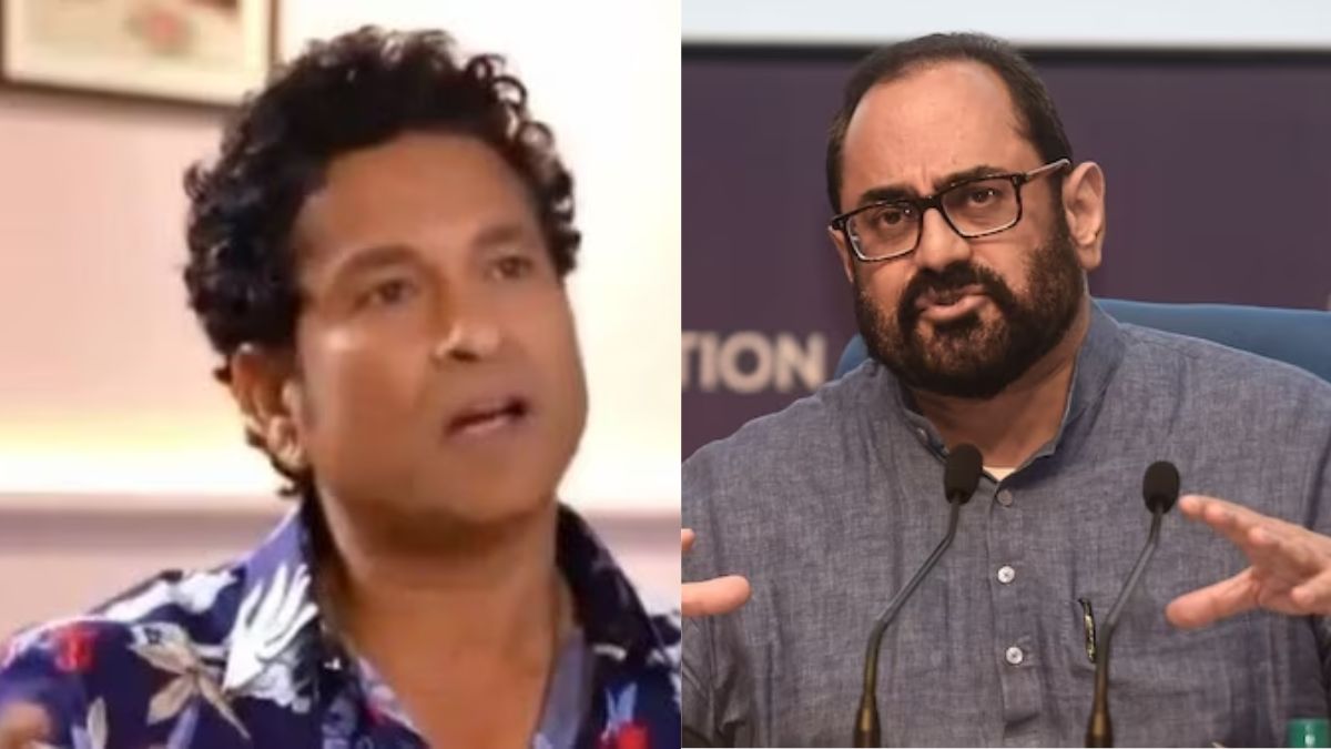 Sachin Tendulkar Deepfake Video Controversy Information Technology minister Rajeev Chandrasekhar statement