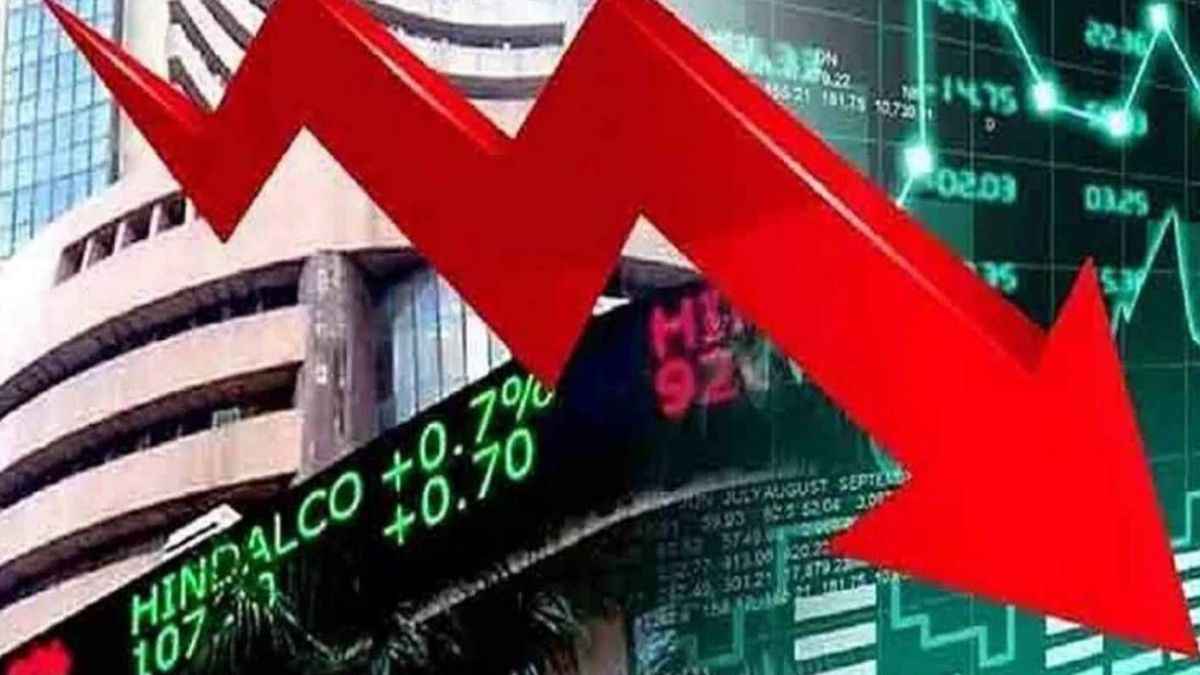 sensex crashed reason today