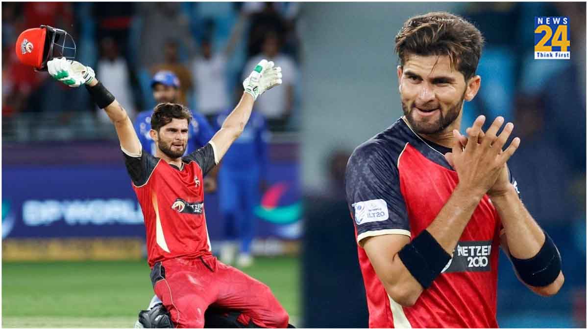 ILT20 Shaheen Shah Afridi finished match like ms dhoni on last ball