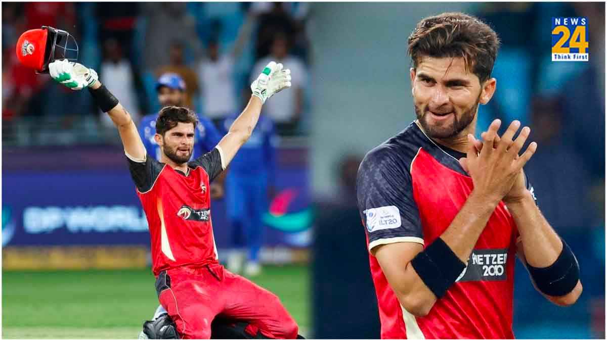 Shaheen Afridi : ILT20 में शाहीन अफरीदी ने मचाया कहर, धोनी स्टाइल में फिनिश किया मैच