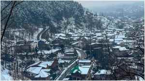 View Of Anantnag City After Fresh snowfall