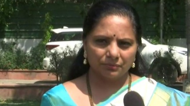 BRS Leader K Kavitha