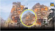 Building In Spain Caught Fire