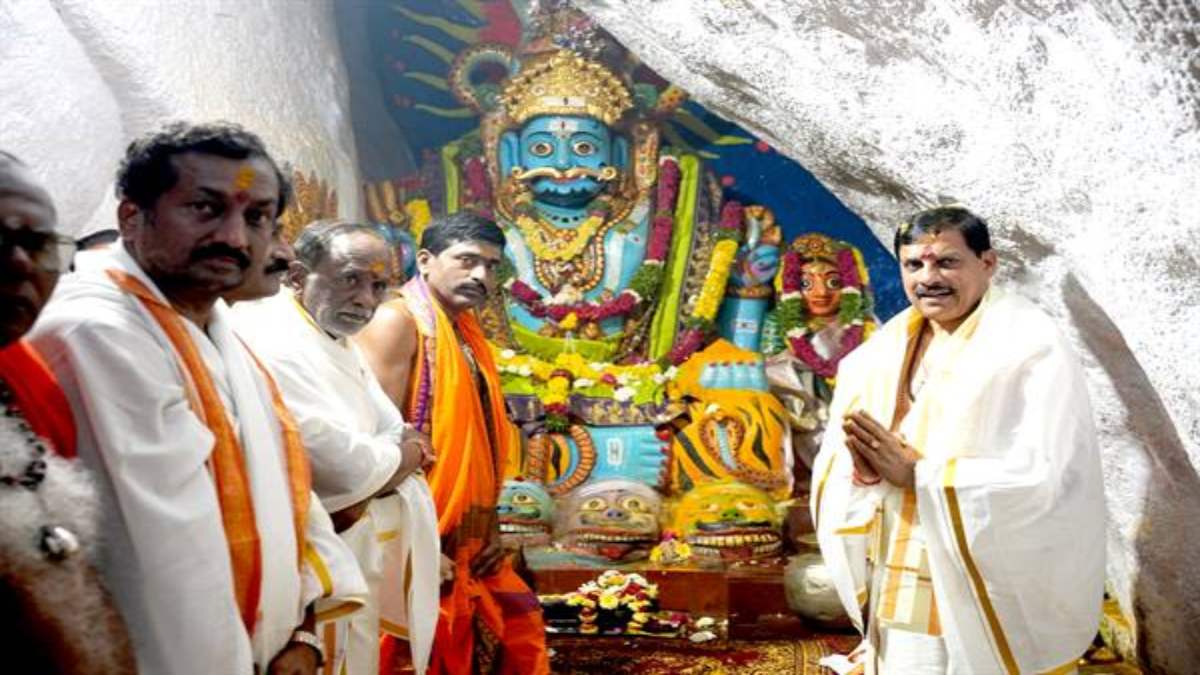 CM Mohan Yadav Mallikarjuna Swamy temple