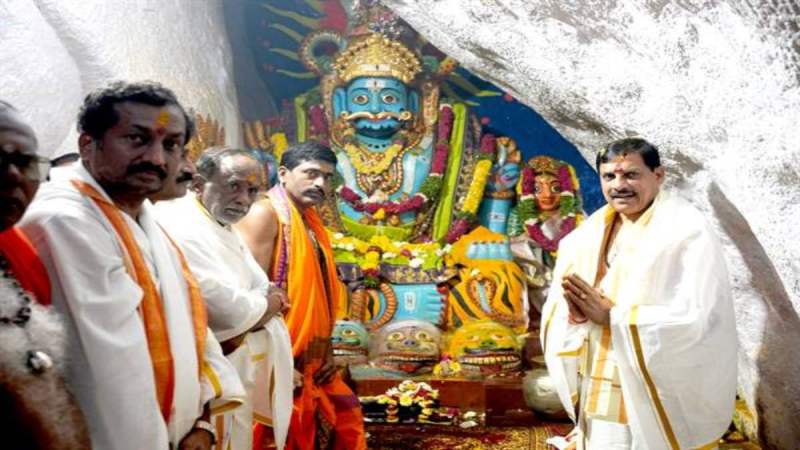 CM Mohan Yadav Mallikarjuna Swamy temple