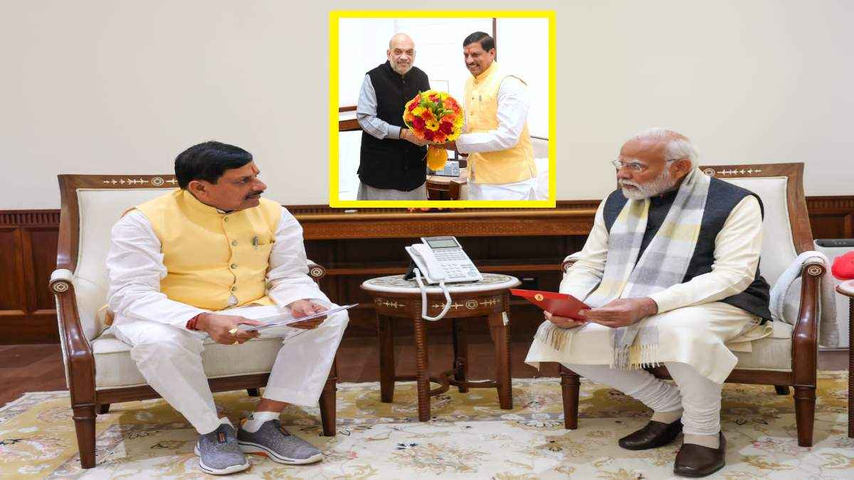 CM Mohan Yadav Met PM Modi