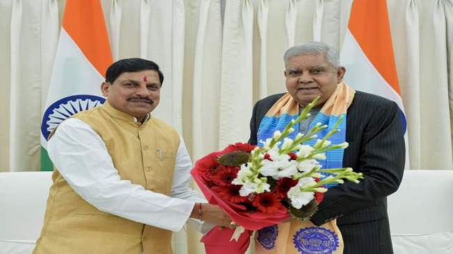 CM Mohan Yadav met Vice President