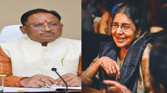 Chhattisgarh CM Vishnudev Sai Demise Rajya Sabha MP Veena Verma Chhattisgarh CM Vishnudev Sai Demise Rajya Sabha MP Veena Verma