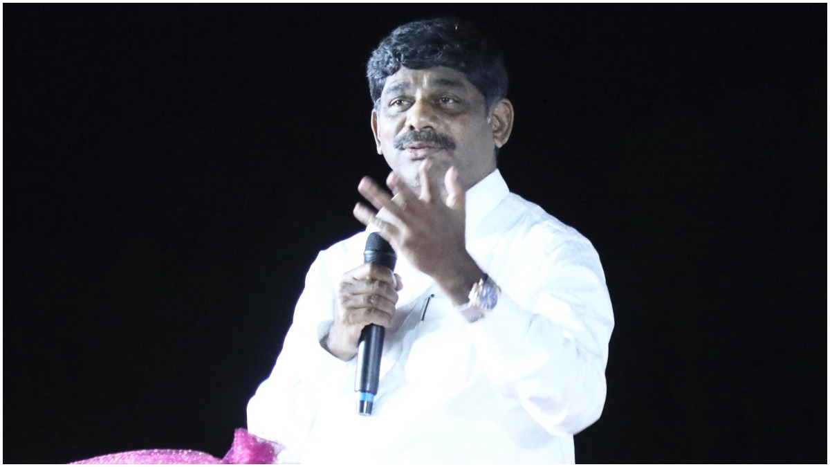 DK Suresh Addressing An Event