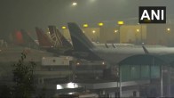 Delhi Airport Dense Fog Flights Late