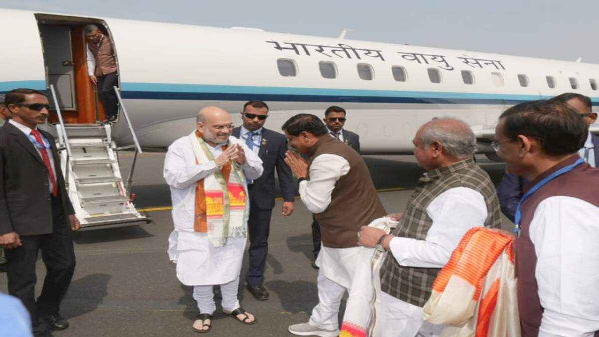ग्वालियर दौरे पर पहुंचे अमित शाह, CM यादव और मंत्रियों समेत 400 नेता पदाधिकारियों के साथ की बैठक