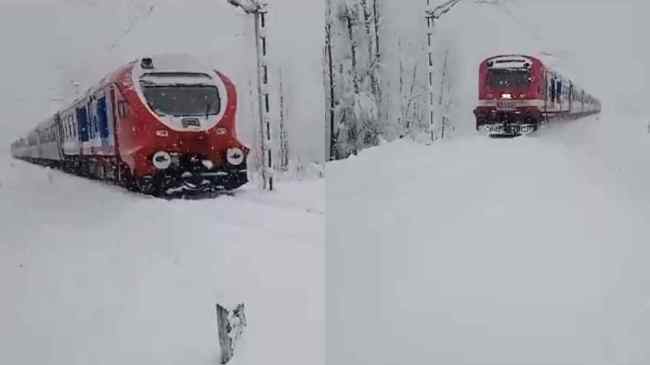 Jammu Kashmir snowfall Video