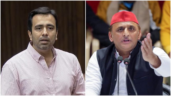 Jayant Chaudhary and Akhilesh Yadav Jayant Chaudhary and Akhilesh Yadav